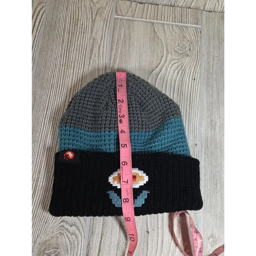 Super Mario Bros. Fire Flower Knit Beanie Knit Winter Hat